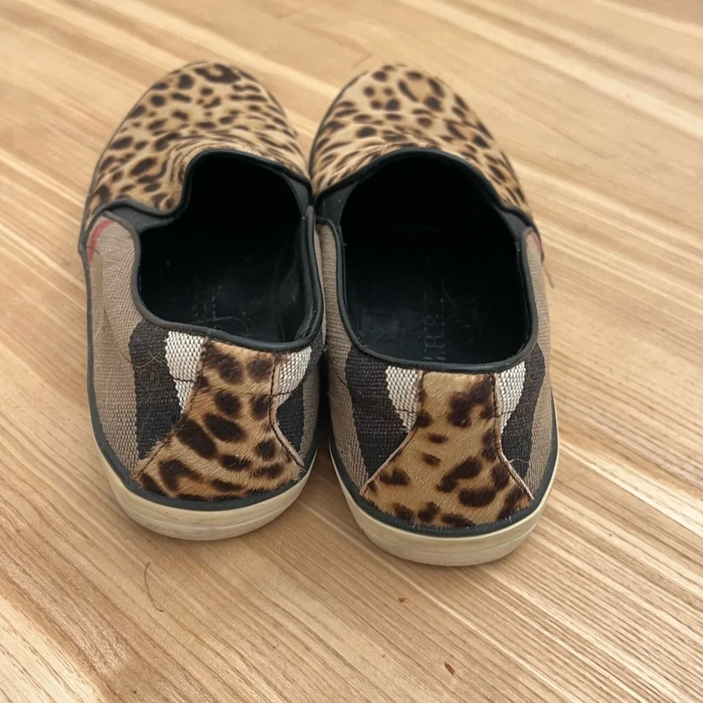 Burberry Leopard Print Flats shoes keds - Picture 9 of 13